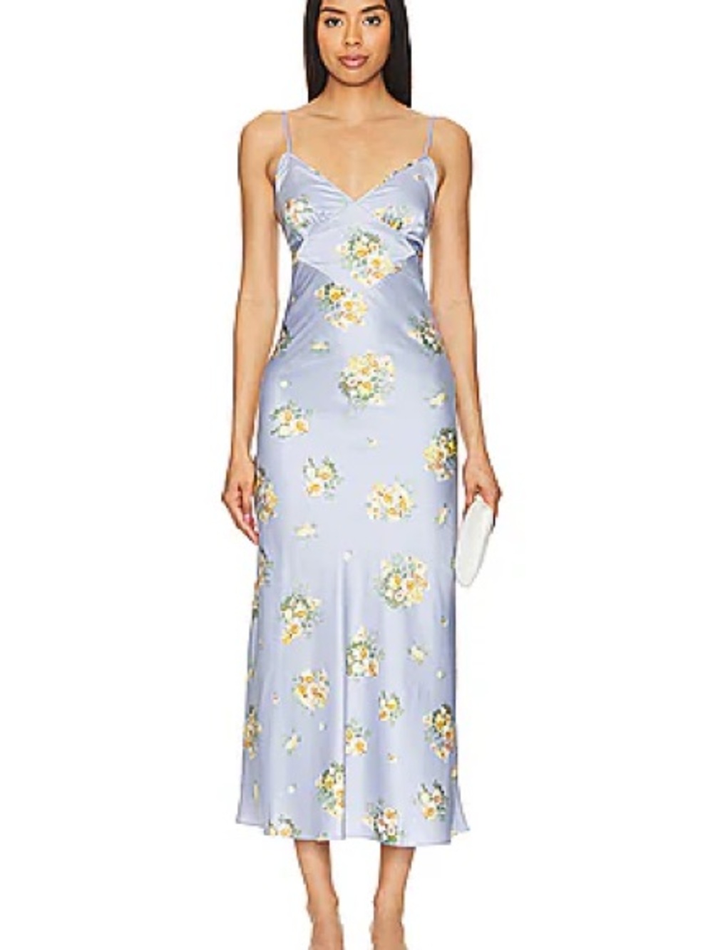 Bardot Malinda Slip Dress in Baby Blue